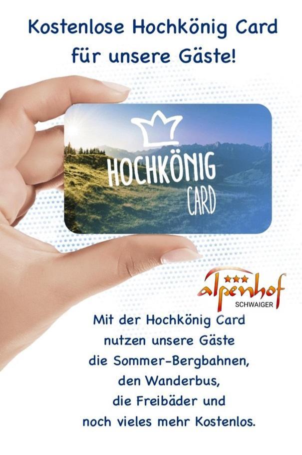 Alpenhof Schwaiger - Hotel Garni Mühlbach am Hochkönig Extérieur photo